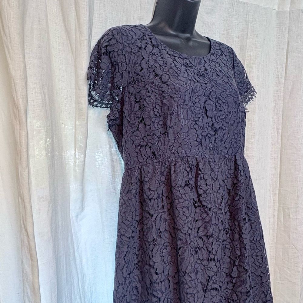💥3/$30💥Elegant Lace Black Knee Length Dress